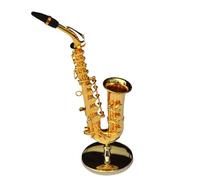 Mini modello di strumento musicale Mini Sassofono Contralto Modello Ornamenti Artigianato Ornamenti Strumenti Musicali Ornamenti Oggetti Di Scena Strumenti Musicali(A)