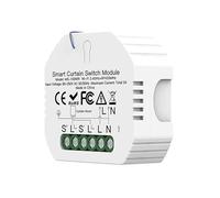 Mini Modulo Tapparelle Smart, WiFi 2.4GHz + RF 433MHz, APP TUYA Smart Life, Compatibile Con Alexa Google, 500W 2A, AC 90-250V 50/60Hz, 52x47x18mm, IP20