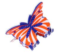 Mini Mollette a Farfalla per Chioma Bambina, Plastica Resistente | Clip Piccole e Pratiche, Stile Grazioso Stelle e Righe, Accessorio Delicato per Ragazze Giovani