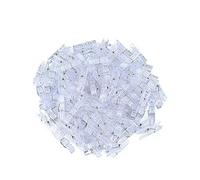 Mini Mollette da Bucato,100 PCS Trasparenti Piccole Clip Fotografiche Pioli per Foto in Plastica Mollette Bucato per Artigianato Artistico Decorazione Matrimoni per Feste Fai-da-te 3 * 25 mm