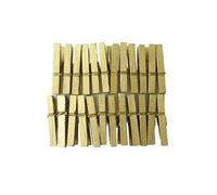 Mini mollette - GRAINE CREATIVE - 120 pezzi - Dorate - 3 cm - Miste