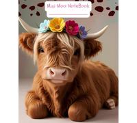 Mini Moo Notebook: A Cute Composition Book with a Highland Cow Cover - 120 pages, 7.5 x 9.25