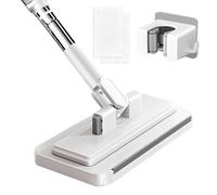 Mini Mop, portatile Squeeze Scrubber for Kitchen Surfaces with Easy Drain, Compact Swivel Base Featuring Microfiber Fabric, Lightweight Handheld Cleaner Laminate Flooring Marble Ceiling Dormitory