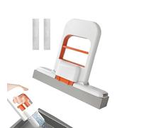 Mini Mop, Small Desktop Cleaning Tool with Short Handle, 3 Replacement Sponge Heads, Housekeeping Solution for Corners, Kitchen Counter, Living Room, Bathroom, Desktop, 5.91x5.12x1.18 inches