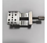 Mini Morsa a Becco Piatto in Acciaio Inox, Piccola Morsa da Banco per Lavori Leggeri