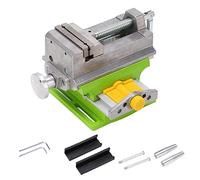 MINI MORSA COMPOUND MORSA A CROCE REGOLABILE AD ALTA PRECISIONE IN LEGA DI ALLUMINIO LAVORAZIONE DEL LEGNO LAVORAZIONE DEL METALLO VERDE ARGENTO