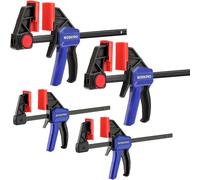 Mini Morsetti Da Falegname 4 Pezzi, Set Di Morsetti per Legno a Sgancio Rapido,