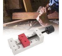 Mini morsetto piatto, 50 mm, mini morsetto piatto in alluminio da tavolo, morsa per trapano a pressione, strumento di fissaggio