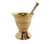 Mini mortaio e pestello in ottone fatti a mano per zafferano e spezie: un ottimo regalo per qualsiasi cuoco o chef domestico