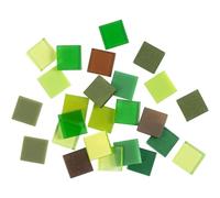 Mini mosaico, dimensioni 10 x 10 mm, armonia verde, 25 g