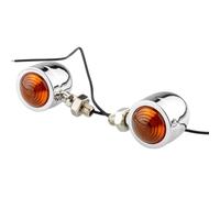 Mini Motorcycle Running Lights - 2pcs Super Bright Turn Signal Bulbs, Daytime Front and Rear Motorcycle LED Lighting, Headlight and Taillight Replacement, Easy Fit Installation, Motorcyclee