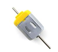 Mini motore 17,5 mm albero lungo motore spazzole di carbone doppio asse, mini motore, motori corrente continua, motore 130 cc, motori 12 volt, kit motore elettrico corrente continua motore fai da te F