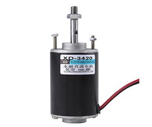 Mini Motore a Corrente Continua, Motore a Magnete Permanente 12V/24V a Basso Rumore ad Alta Velocità per il Generatore di DIY CW/CCW Control 3500/7000RPM(3500rpm 12V)