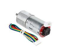 mini-motore di rallentamento, Motore elettrico a ingranaggi CC con spazzole, encoder Hall, 25 mm, GM25-370, 6 V/12 V/24 V(12v,60rpm)