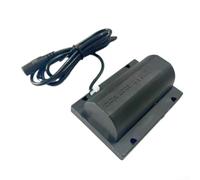 Mini motore vibrante da 12 V per sedia da massaggio 2838, 4200 giri/min con CC 5,5 x 2,1, uso intermittente, plastica metallo grigio 74 x 65 x 34 mm