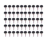 Mini motori a vibrazione da 50 pezzi, DC 3V 10x2,7 mm Anti interferenza Bottone piatto Tipo autoadesivo Motore vibrante Piccolo leggero a basso rumore per telefoni cellulari fai