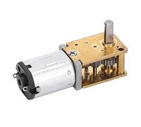 Mini motoriduttore CC con spazzole 6V, motoriduttore a vite senza fine turbo 1218GE-N20 Motoriduttore con riduzione(DC6V 70RPM)