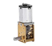 Mini motoriduttore CC con spazzole 6V, motoriduttore a vite senza fine turbo 1218GE-N20 Motoriduttore con riduzione(DC6V 35RPM)