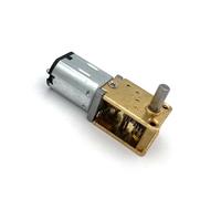 Mini motoriduttore N20 DC 3V 6V 12V 4-381 giri/min. Motore elettrico ad alta coppia con riduzione degli ingranaggi in metallo(3V 7 RPM,Single Shaft)
