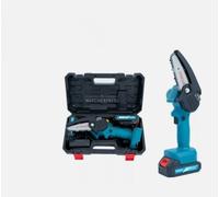 MINI MOTOSEGA 48V 4" ELETTROSEGA a Batteria SEGA Doppia Batteria + OMAGGIO