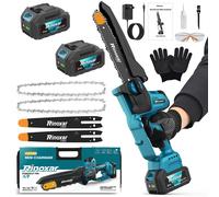 ✅Mini Motosega a Batteria 1300W Mini Sega Elettrica da 21V per Potatura Giardino