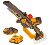 Mini motosega a batteria 20 V 2Ah Elettrosega barra 6" Brushless Completo Ingco
