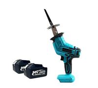 Mini motosega a batteria 3600W 12000SPM Brushless Cordless Elettrico Alternativo Sega a Velocità Variabile Metallo Legno Taglierina Strumento(One Bat Brushless)