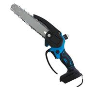 Mini motosega a batteria da 8 pollici con motore senza spazzole e olio automatico, blocco di sicurezza - motosega per legno e rami, compatibile con batteria Makita da 18 V (senza batteria)