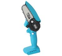 Mini motosega a batteria, mini sega per potatura, DEDRA SAS+ALL, 18 V, guida 4", ultraleggera, dimensioni compatte, design ergonomico, protezione catena, funzionamento a batteria, senza batteria