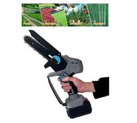 MINI MOTOSEGA A DOPPIA BATTERIA 20V 5AH TAGLIARAMI ELETTRICA ELETTROSEGA 6"