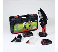 MINI MOTOSEGA DOPPIA BATTERIA 48V LITIO CATENA ACCIAIO 4m/s SET VALIGETTA