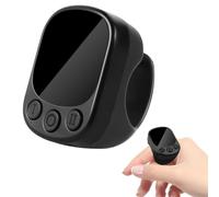 Mini mouse ad anello con touchpad Bluetooth telecomando mouse da pollice portatile da viaggio ricaricabile portatile mouse portatile per smartphone, iPad, tablet, per girare pagine, guardare video