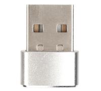 Mini Mouse Jiggler con 2 modalità, Pulsante di Commutazione, Plug and Play, Mover USB in Lega di Alluminio per Presentazione di Riunioni di Gioco, per, XP/7/8/10 (SILVER)