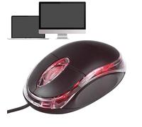 Mini mouse ottico cablato - ABS 9,5 x 5 x 3,6 cm | Mouse da gioco cablato ergonomico e confortevole | Meccanica di alta precisione 1000DPI per la programmazione di computer portatili desktop