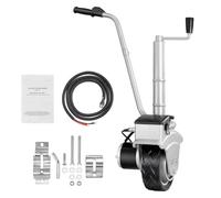 Mini Mover Elettrico, Ruota Motorizzata 350W per Rimorchi, Capacità di Traino 2270 Kg, Ruota in Acciaio 12V con Velocità 6-7m/min, Ideale per Roulotte e Barche