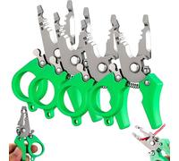 Mini Multi-Tool Wire Stripper, 6-in-1 Electrician Multi-tool, 8-Inch Wire Cutter And Crimper, Multi Function Hand Cutter Tool for Electrical Repair and DIY Projects (3Pcs)