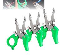 Mini Multi-Tool Wire Stripper, 8-inch Wire Stripper/wire crimping tool, 6-in-1 Electrician Multi-tool, Multi Function Hands Cutter Tool for Electrical Repair and DIY Projects (3 pcs)
