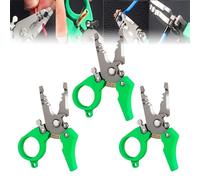 Mini Multi-Tool Wire Stripper, Adjustable Wiring Tools and Multi-Function Hand Tool, 6-in-1 Multis-Tools with Crimper, Cutter & Cable Stripper, Compact for Home(3 Pc)