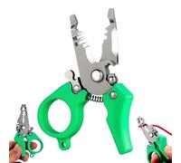 Mini Multi-Tool Wire Stripper, Portable 12-in-1 Electrician Adjustable Wiring, 8-Inch Wire Cutter And Crimper, for Strip, Split, Trim, And Crimp, Cable Scissors for Home Repair (1pc)