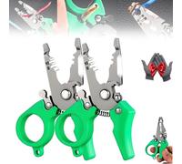 Mini Multi-tool Wire Stripper, Wire Stripper/wire crimping tool, Multi Function Hand Cutter Tool, Wires Strippers and Crimping Tool for Strip, Split, Trim, And Crimp, for Home Repair (2PCS)