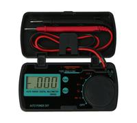 Mini multimetro digitale AC DC Volt AMP OHM LCD Voltmetro Spegnimento automatico Dati