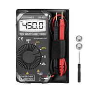 Mini Multimetro Tascabile Taschenmultimetro GR-4201 4000 conteggi multimetro automatico per tensione AC/DC, resistenza, test diodi, misurazione continua del cicalino per la risoluzione dei problemi