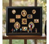 Mini Museo Cornice Foto Personalizzata, Bacheca Ombra Fai da Te con Cornici Miniature e Illuminazione LED, Set Creativo per Foto e Ricordi - Regalo Romantico per San Valentino, Anniversari e Coppie