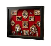 Mini Museo Cornice Per Fotografie Kit Display con Figure in Legno