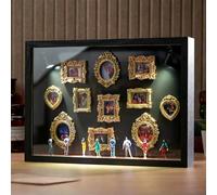 Mini Museo Cornice Personalizzata con Led e Foto Regalo San Valentino per Lui e Lei 3D Cornice Profonda Fotografica Decorativa Idee Regalo Personalizzati per Uomo Donna Compleanno Anniversario