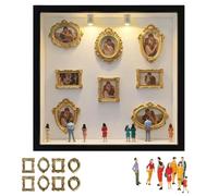 Mini Museo Fai-da-te In Scatola Silhouette - Cornici Con Luci E Statuette - 2026: Celebra I Tuoi Ricordi Unici Con Stile Per Anniversari, Matrimoni E La Festa Della Mamma.