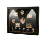 Mini Museo Rilievo Fai Da Te Con Statuine | Cornice da Esposizione con Piccole Figurine Per Casa Camera Da Tavolo Libreria Ufficio Matrimonio Feste Regali Adulti