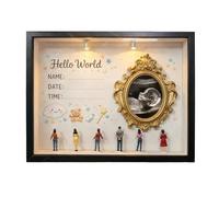 Mini Museum Frame - DIY Memory Display Box Lighted Photo Shadow Frame | Aesthetic Decorative Showcase Creative Keepsake Display for Kids, Room, Home, Office or Holiday Decor