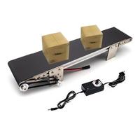 Mini nastro trasportatore elettrico, velocità regolabile per logistica e linea di produzione, capacità di carico 5kg