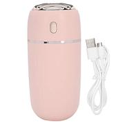 Mini nebulizzatore Alimentatore USB Macchina spray idratante per il viso Umidificatore 300 ml con luce (Roseo)